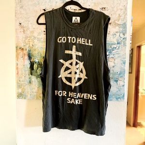 UNIF Go To Hell For Heavens Sake Muscle Tee
